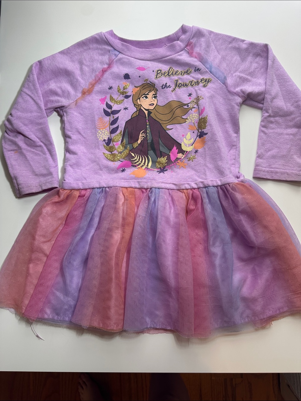 Anna Frozen fall dress size 4T